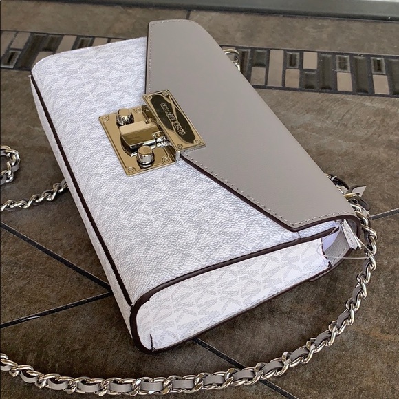 Michael Kors Bags Michael Kors Rose Bright White Sm Crossbody Bag